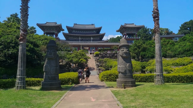 Yakcheonsa Temple in Jeju